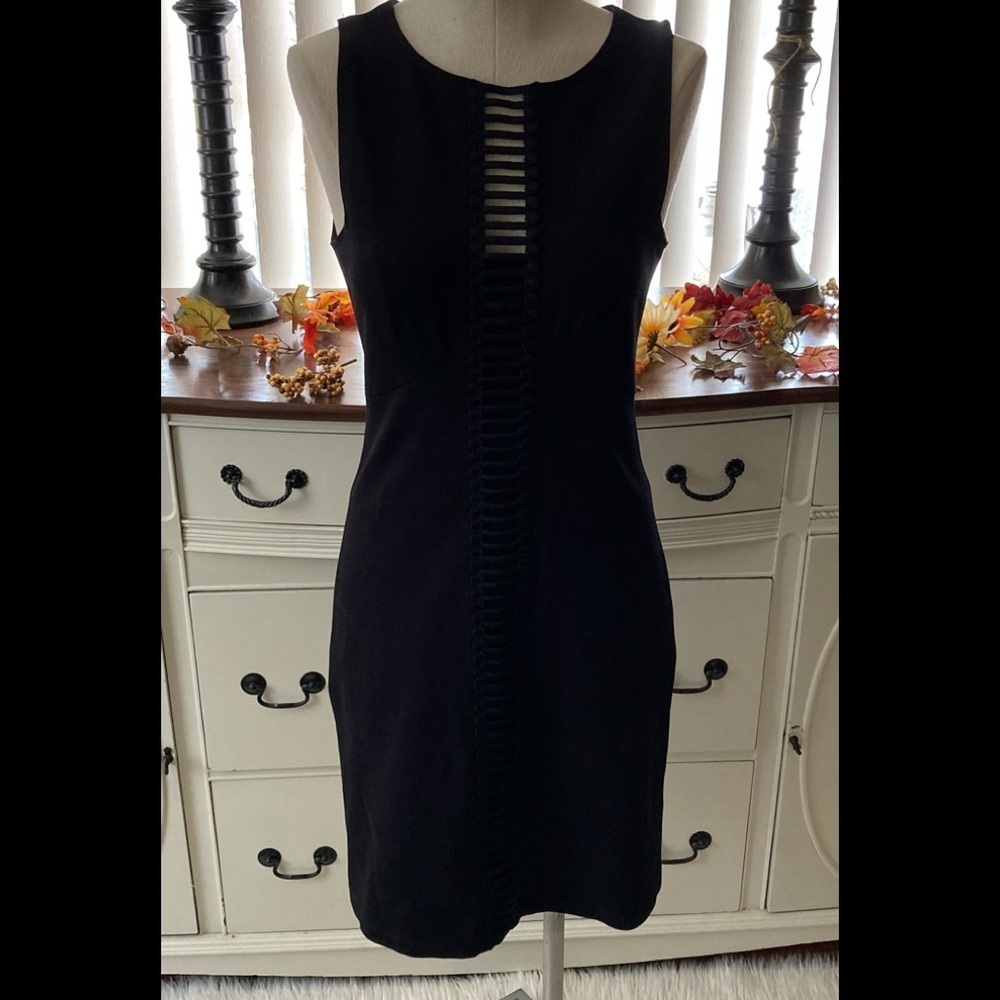 Yoana Baraschi Black midi Dress Small